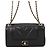 Borsa a tracolla Chanel Mademoiselle V-Stitch Black Nero