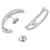 Hermès Hermes Chaine d'Ancre Punk Anchor SV925 Silver Earrings Silvery  - view 3