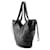 Sac cabas en cuir de veau noir Yves Saint Laurent  - vue 2