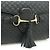 Borsa a tracolla GUCCI Microguccissima Emilie Nero - vista 9
