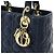 Borsa Christian Dior Lady Cannage Blu navy - vista 10