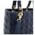 Borsa Christian Dior Lady Cannage Blu navy - vista 8