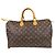 Borsa Louis Vuitton Speedy 40 Monogram Marrone - vista 3
