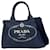 Borsa tote a tracolla Canapa Prada Blu navy
