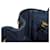 Borsa tote a tracolla Canapa Prada Blu navy - vista 10