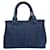 Borsa tote a tracolla Canapa Prada Blu navy - vista 3