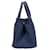Borsa tote a tracolla Canapa Prada Blu navy - vista 5