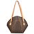 Borsa a tracolla Louis Vuitton Ellipse Shopping Monogram Marrone - vista 3