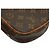 Borsa a tracolla Monogram Pochette Gange Louis Vuitton Marrone - vista 7