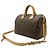 Borsa Louis Vuitton Monogram Speedy Bandoulière 30 Marrone - vista 3