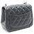 Borsa a Spalla Chanel Mini Matelassé Nero - vista 2
