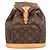 Zaino Louis Vuitton Mini Montsouris Monogram Marrone