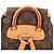 Zaino Louis Vuitton Mini Montsouris Monogram Marrone - vista 12