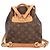 Zaino Louis Vuitton Mini Montsouris Monogram Marrone - vista 3
