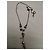 Set coordinato collana e orecchini con motivo mano e teschio Alexander McQueen Porpora Silver hardware Gold hardware - vista 6