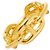 Hermès Hermes Chaine d'Ancre Lugate Legato Schalring Golden