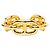 Hermès Hermes Chaine d'Ancre Legato Schalring in Gold Golden - Ansicht 2
