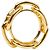 Hermès Hermes Chaine d'Ancre Legato Schalring in Gold Golden - Ansicht 5