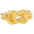 Hermès Hermes Atame Scarf Ring in Gold Plated Golden  - view 2