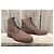 Botas Jil Sander de lona y cuero estado nuevo Castaño - vista 3