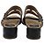 Timeless Sandali slingback Chanel con logo Interlocking CC in pelle di agnello nera Nero - vista 4