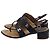 Timeless Sandali slingback Chanel con logo Interlocking CC in pelle di agnello nera Nero - vista 5