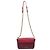 Borsa a tracolla con catena Miu Miu in pelle bordeaux Rosso Bordò - vista 4