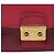 Borsa a tracolla con catena Miu Miu in pelle bordeaux Rosso Bordò - vista 7