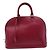 Borsa Alma MM Louis Vuitton in pelle Epi bordeaux Rosso Bordò - vista 4