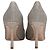 Décolleté Romy di Jimmy Choo in glitter argento Metallico - vista 3