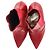 Fendi Rockoko Stretch-Knit Sock Boots aus rotem Leder - Ansicht 4