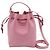 Borsa a secchiello con coulisse Mansur Gavriel Confetti in pelle rosa Marrone