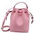 Borsa a secchiello con coulisse Mansur Gavriel Confetti in pelle rosa Marrone - vista 4