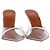 Autre Marque Mules Joella di Malone Souliers in vernice argento e PVC Metallico - vista 2