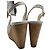 Sandali Jimmy Choo Slingback Peep Toe Wedges in Raffia Bianco - vista 9