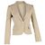 Blazer de botonadura sencilla Dolce & Gabbana en algodón beige