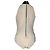 Balmain Monogramm-Jacquard-Body aus cremefarbener Viskose Weiß Roh - Ansicht 3