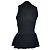 Regata Missoni com decote halter e peplum em viscose preta Preto - vista 2