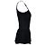 Regata Missoni com decote halter e peplum em viscose preta Preto - vista 3
