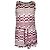 Mono sin mangas con estampado Missoni en viscosa rosa