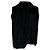 Sciarpa Hermès con accento logo H in cashmere nero - vista 2