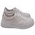 Sneakers basse Gucci GG in pelle bianca goffrata Bianco