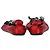 Ballerine Lanvin con spilla in raso rosso - vista 5