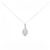 Autre Marque Collana in oro bianco e diamanti Au750 Argento