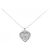 Autre Marque Collana in oro bianco Au750 e diamanti Argento