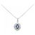 Autre Marque Collana in platino e zaffiro Pt900 Pt850 Blu