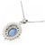 Autre Marque Collana in platino e zaffiro Pt900 Pt850 Blu - vista 4