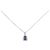 Autre Marque Collana in platino e zaffiro Pt900 Pt850 Argento