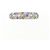Autre Marque Anillo Ponte Vecchio Piccolini Au750 de Zafiro y Diamante Plata - vista 2
