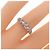 Autre Marque Anillo Ponte Vecchio Piccolini Au750 de Zafiro y Diamante Plata - vista 5